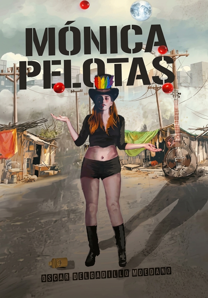 Portada del libro Mónica Pelotas, de Oscar Delgadillo Moedano